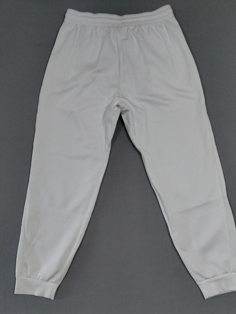 Adidas Z.N.E Jogger Pants Mens Large Tall White Drawstring Running Training NWT